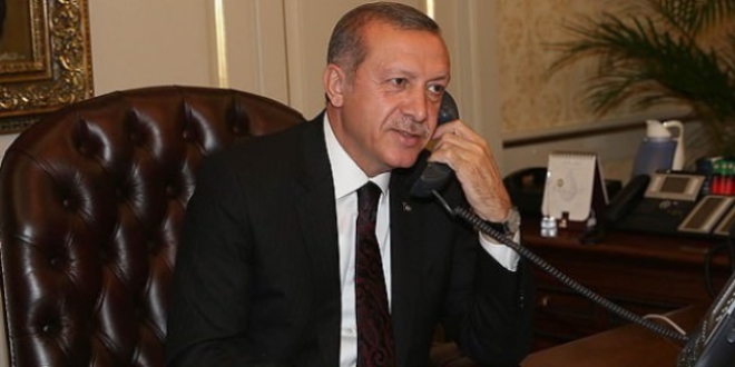 Cumhurbaşkanı Erdoğan liderlerle telefonda görüştü