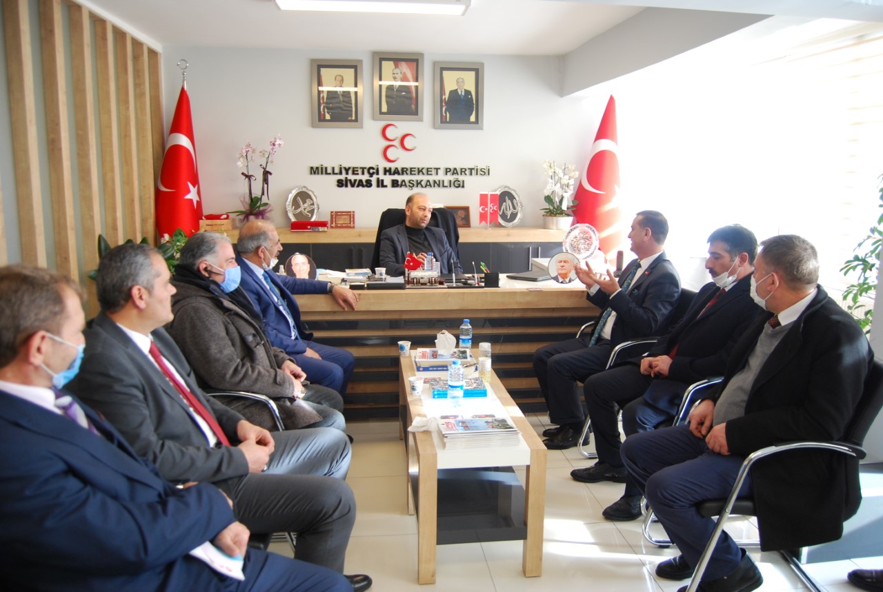 Başkan Adayı Mesut Dursun’dan MHP Teşkilatlarına ziyaret