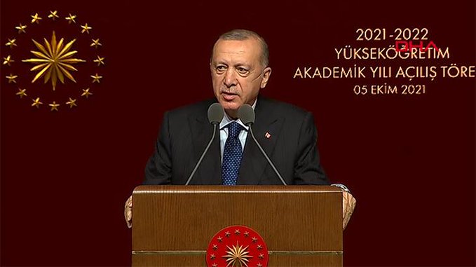 Erdoğan, Yükseköğretim Akademik Yıl Açılış Töreni'nde konuştu